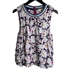 Maeve floral sleeveless top size large